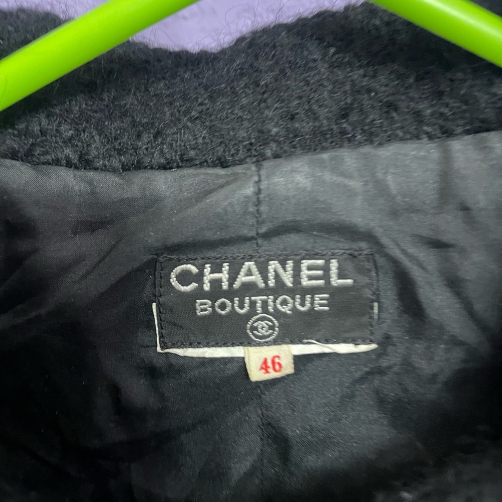 Chanel Black Bouclette Tweed